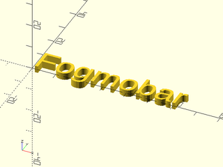 text3d() Example 1