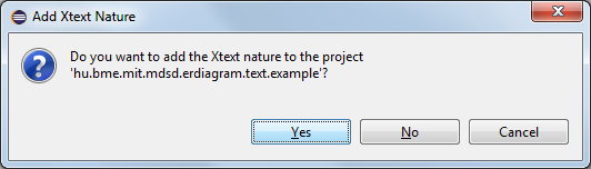 Xtext nature pop-up