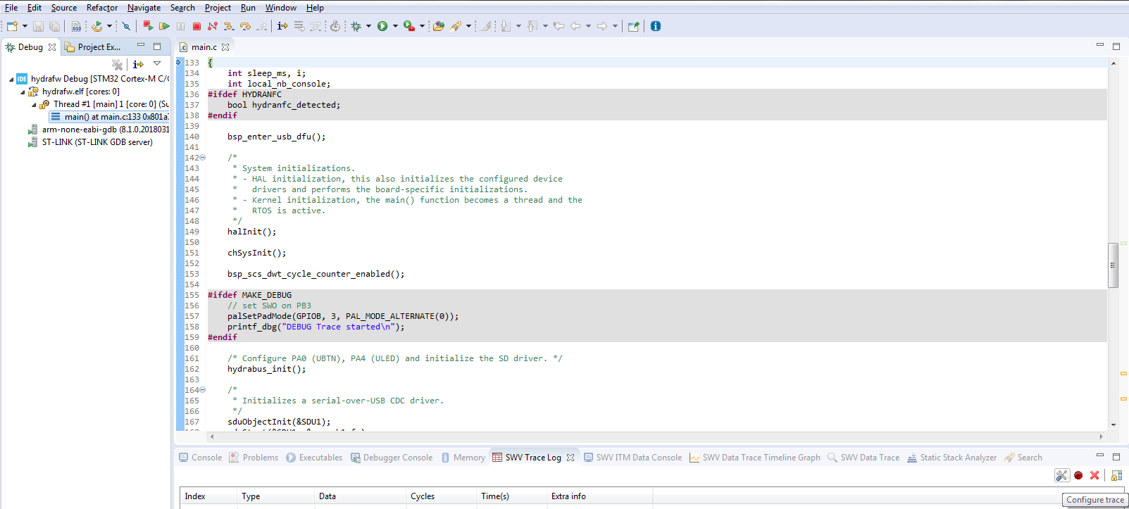 Debug Advanced SWO Serial_Wire_Viewer config