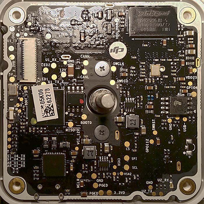 WM321 Gimbal top board vX bottom