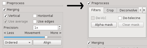 Expanding a collapsed section